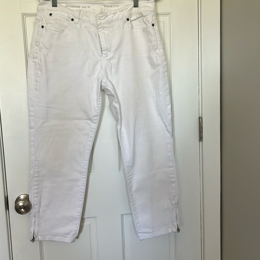 Talbots signature crop 12 jeans